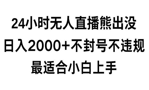 快手24小时无人直播熊出没